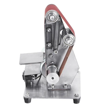 

7-Speed Adjustable Electric Belt Sander Machine Kit Abrasive Polishing Cutters