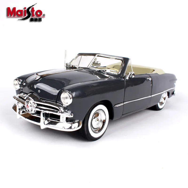

Maisto 1:18 1950 Ford Soft Top car alloy car model simulation car decoration collection gift toy Die casting model boy toy