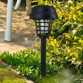 

Solar New Style Mosquito Killing Lamp Outdoor Snake Pest Control Useful Product Mosquito Outdoor Garden Grass Garden Lamp