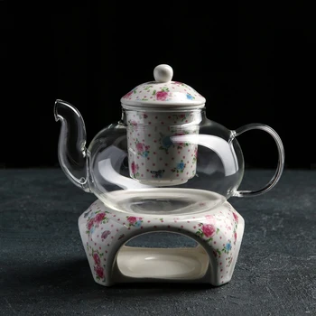 

Teapot with ceram. sieve and heating stand "Provence" 0.7 l 4468297