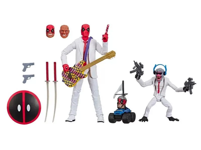 Оригинальная фигурка Marvel Legends 6 ''Дэдпул хит-обезьяна с гитарными аксессуарами шарниры кукла Фигурка Коллекционная модель игрушки