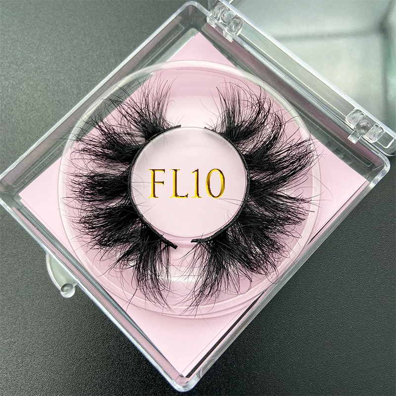 False Eyelashes 22mm FL Style 3D Real Mink False Eyelash for Makeup fake eyelashes eyelash extension
