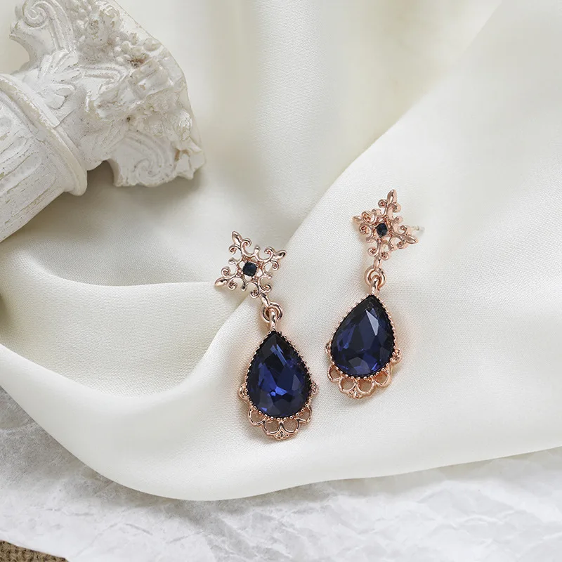 Clip Water Drop Earring Clip Earrings Korean Retro Clip Earrings