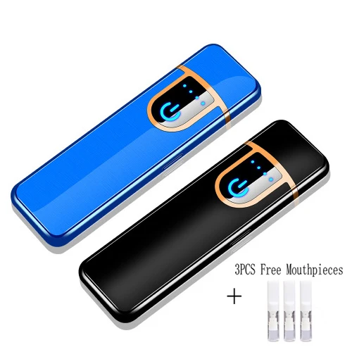 Combination 3 Перезаряжаемая электронная USB Зажигалка, двухсторонняя электрическая зажигалка, мини-автомобильная сигарета, зажигалки для зарядки, ветрозащитные, сенсорные, индукционные - Цвет: Combination 3
