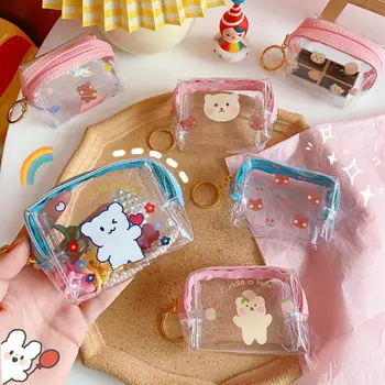 

Travel Transparent Cosmetic Bag PVC Women Zipper Clear Makeup Bags Beauty Case Make Up Organizer Storage Bath Toiletry Wash Bag