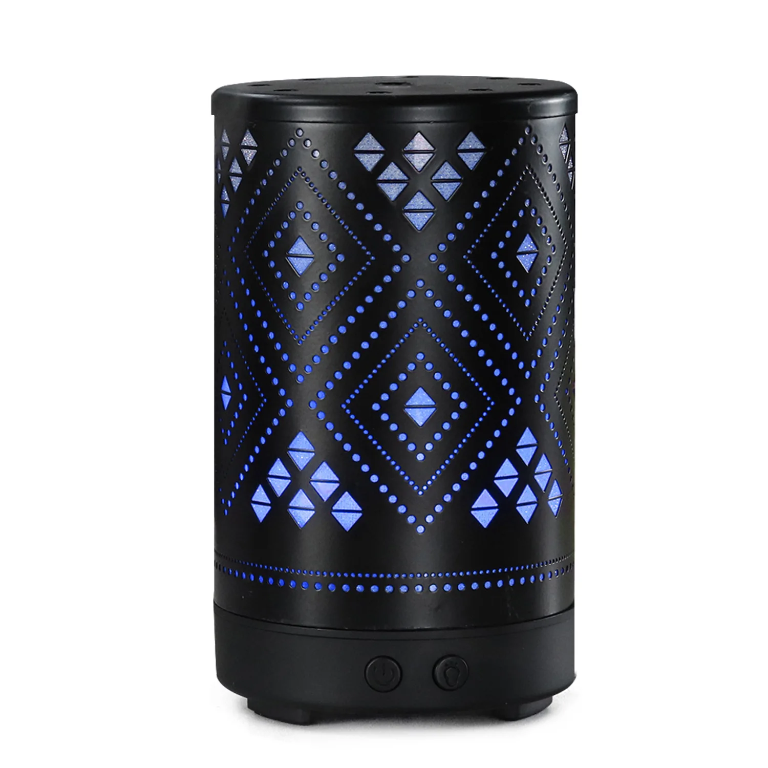 New Products Iron Art Ultrasonic Atomization Expansion Essential Oil Fragrance Lamp Household Hollow out Translucent Aromatherap