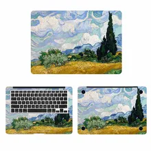 Наклейка для ноутбука с изображением пшеничного поля Ван Гога для Macbook Pro Air retina 11 12 13 15 дюймов hp Mac защитная наклейка для ноутбука