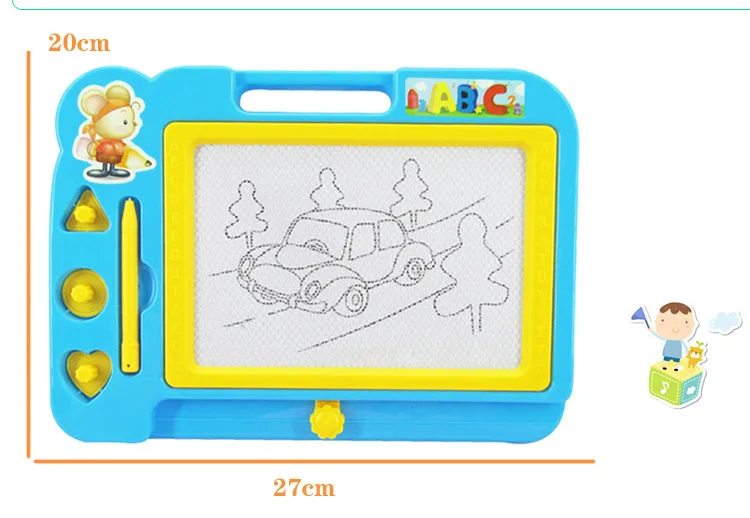 Color Magnetic Drawing Board Large Size Baby Infant Painting 1-3 Years Old 2 CHILDREN'S Toy~ CHILDREN'S Drawing Board Whether
