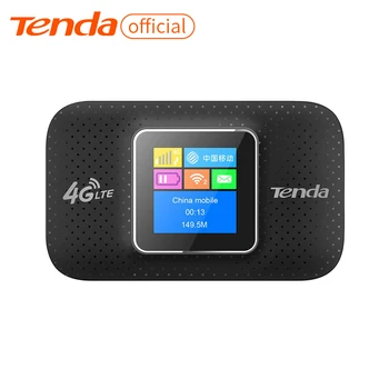 

Tenda 4G185 2.4G/5.0GHz Smart Dual Band AC1200 Wireless WiFi Router Wi-Fi Repeater, APP Remote Manage, English Interface