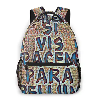 

Diablo School Bags Si Vis Pacem, Para Bellum Beautiful backpack for Men Women