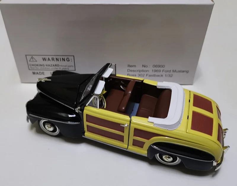 レトロな合金のおもちゃの車1/32,フォード1946,スポーツマン,スーパー