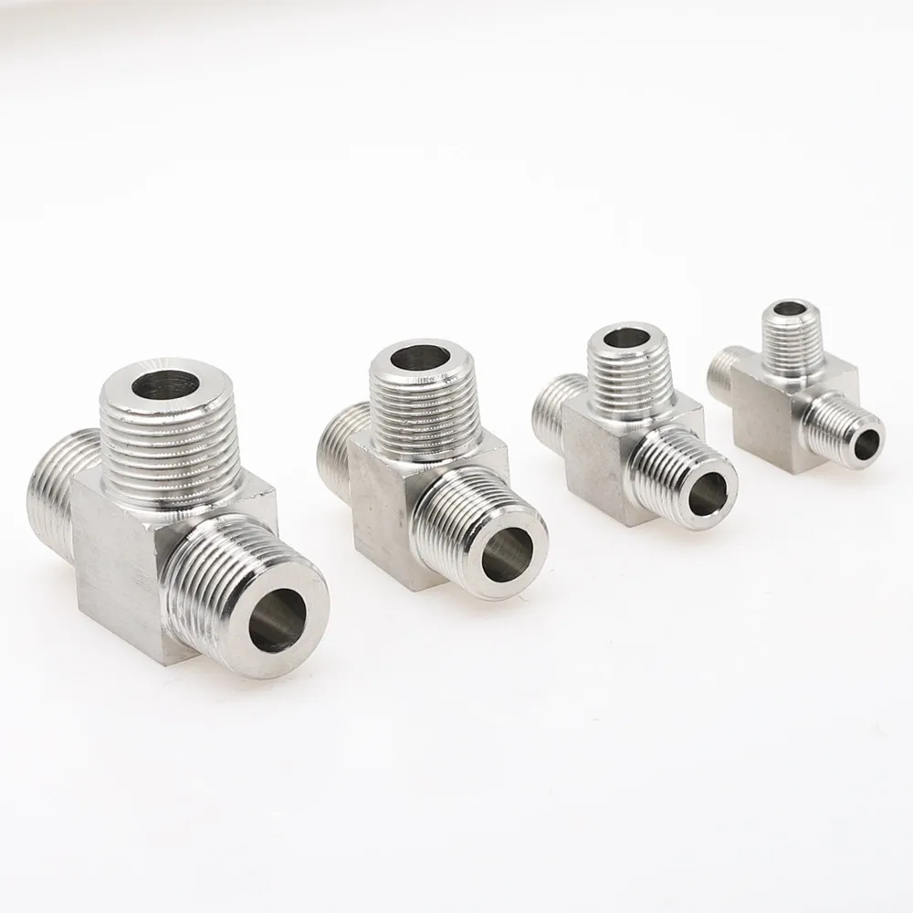 Фитинги высокого давления для преобразования типа T фитинги 1/8 &quot1/4&quot 3/8 &quot1/2&quot