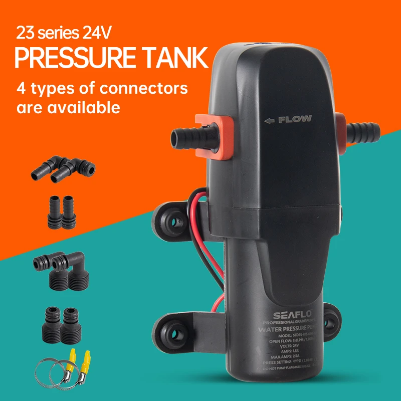 40PSI 24V Marine Water Pump Diaphragm Self Priming Pump Boat