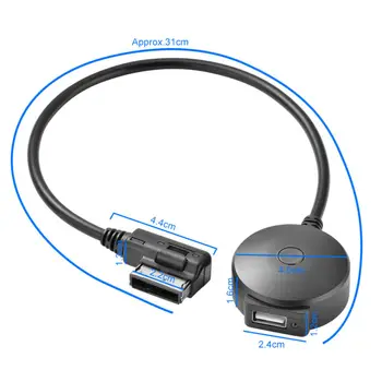

USB Bluetooth Music Adapter Connector Replacement PVC+Copper Accessories