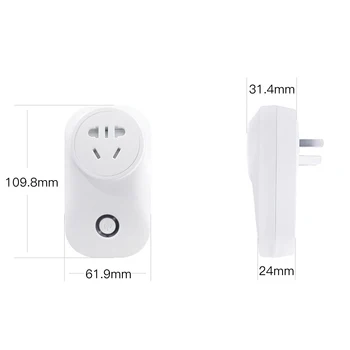 

New Smart Plug WIFI Wireless Remote Control Socket US AU EU UK Plug Pluge Google APP Timing Plug For Home Electrical Devices
