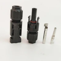 10 paires de connecteurs ou avec 1 paire de connecteurs de panneaux solaires connectés à clé mâle et femelle IP67 1000Vdc pour une utilisation du système solaire 4