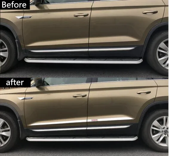 

4 шт., крышка из нержавеющей стали для Skoda KODIAQ 2017 2018