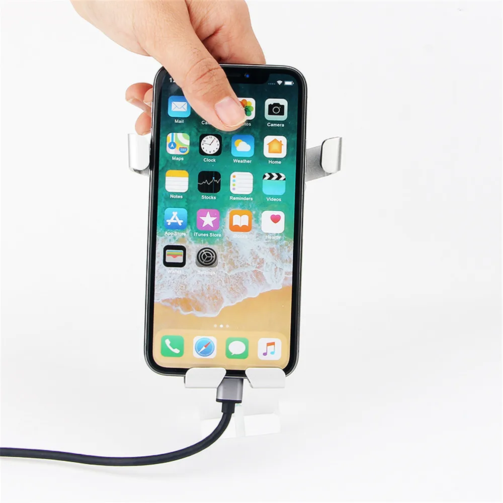 Qi Беспроводное зарядное устройство для iPhone 8 X XR XS Max 10 Вт быстрая Беспроводная зарядка для samsung S9 S8 Note 8 9 S7 держатель для телефона зарядное устройство