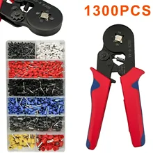 

0.25-10mm2 Self-adjusting Crimping Pliers With 1300 Wire Terminal Crimp Connector Tubular Terminal Crimping Tool Hand Tool