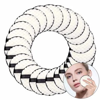 

1/2Pcs Reusable Makeup Remover Pads Face Wash Towel Cleansing Disc Microfiber Cloth Remover Reusable Gaskets Makeup Remover Puff