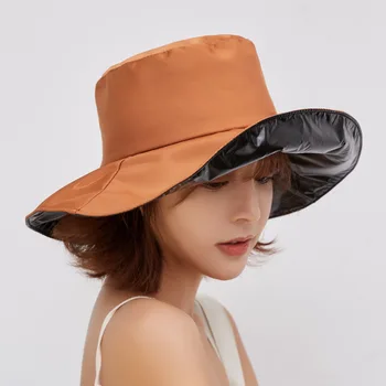 

Summer Cotton Bucket Hat Sun Hats Sailing Fishing Wide-brim Cap Protection Fisherman Hat Beach Sun Protection Caps for Ladies