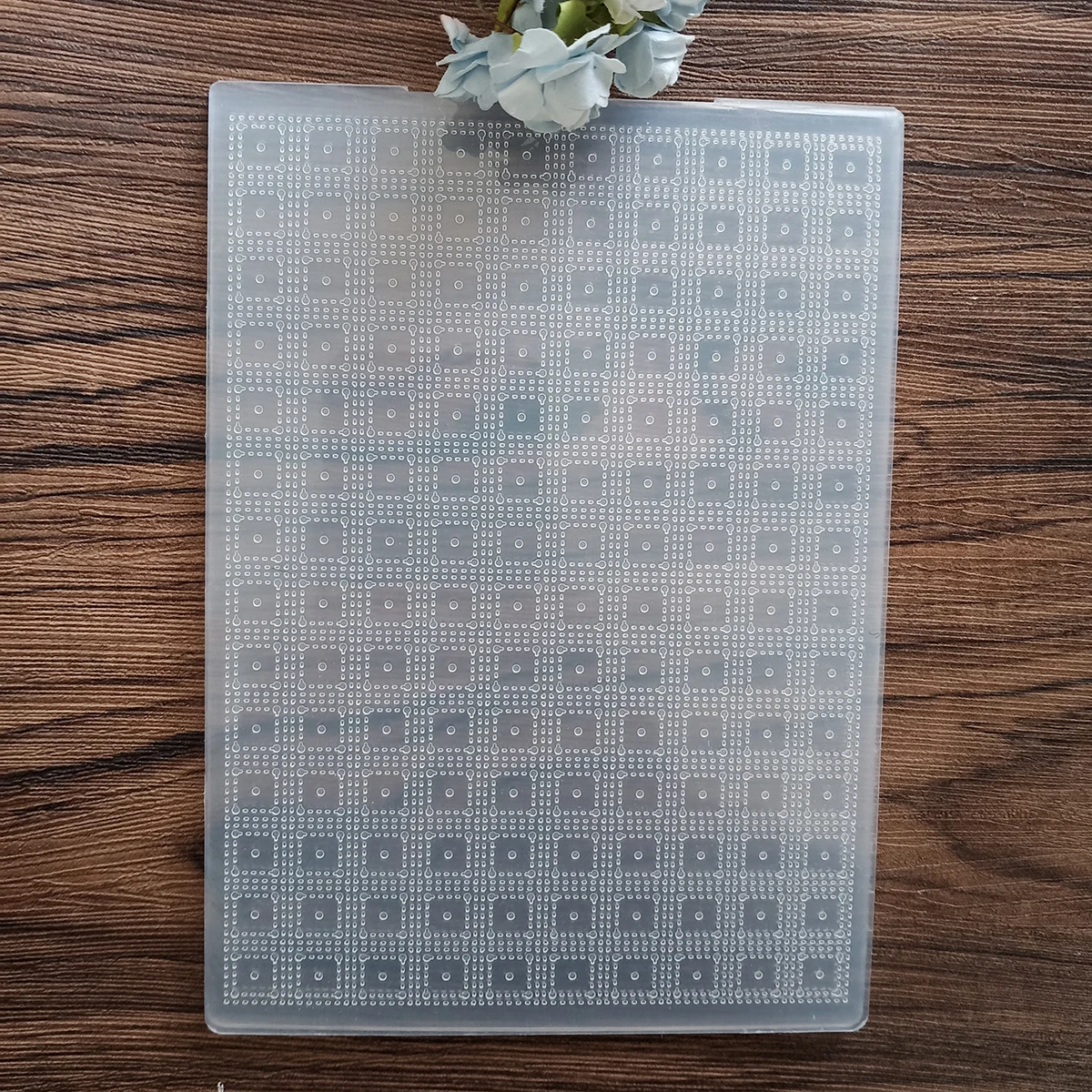 Plastic Embossing Folder AZSG Leaf Picture Frame Flowers Plastic Embossing Folder for DIY Scrapbooking Photo Album Paper Craft