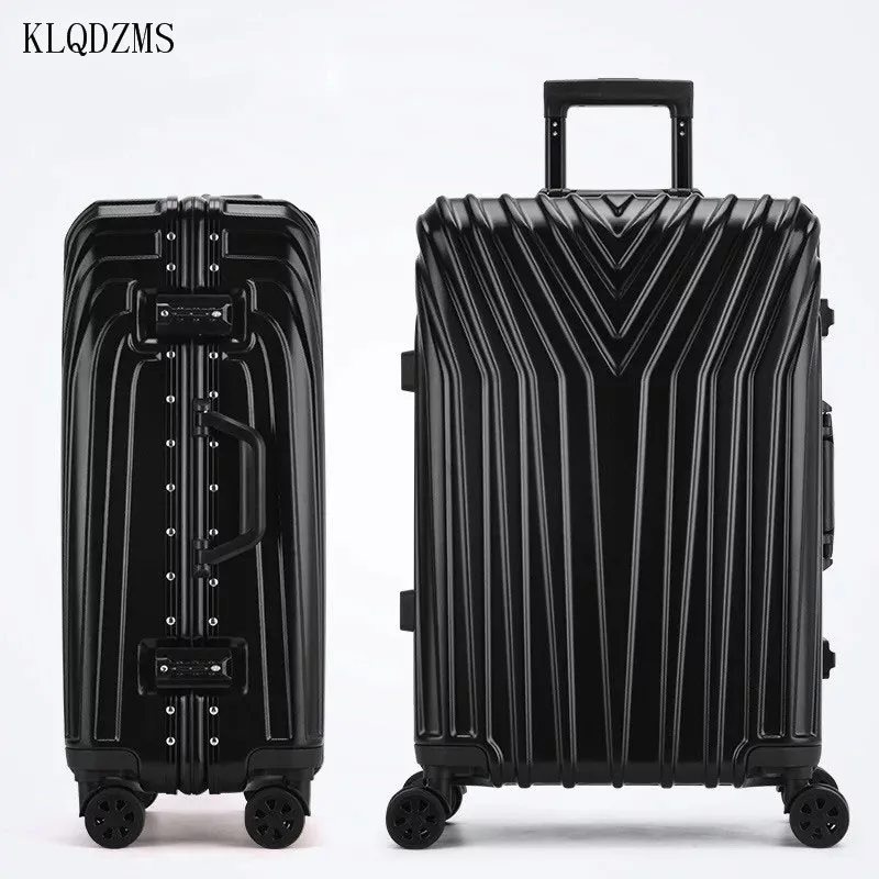 Klqdzms 20’’22’’24’’26’’29 Inch Men Creative Wheeled Suitcase Trolley