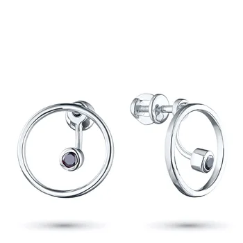 

Pusety silver garnet e0606ps01206050
