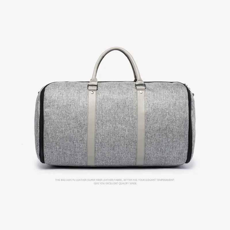 Men Business Duffle Bags Large Capacity Suit Storage Bags Multifunctional Casual Gym Bag Travel Luggage Bag Foldable Handbag