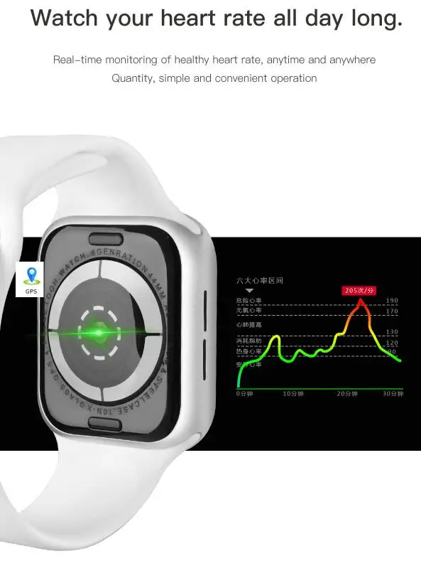 Reloj IWO 11 Bluetooth Смарт-часы серии 5 1:1 IWO 8 Plus IWO обновленный gps трекер спортивные Смарт-часы для Apple iPhone Android