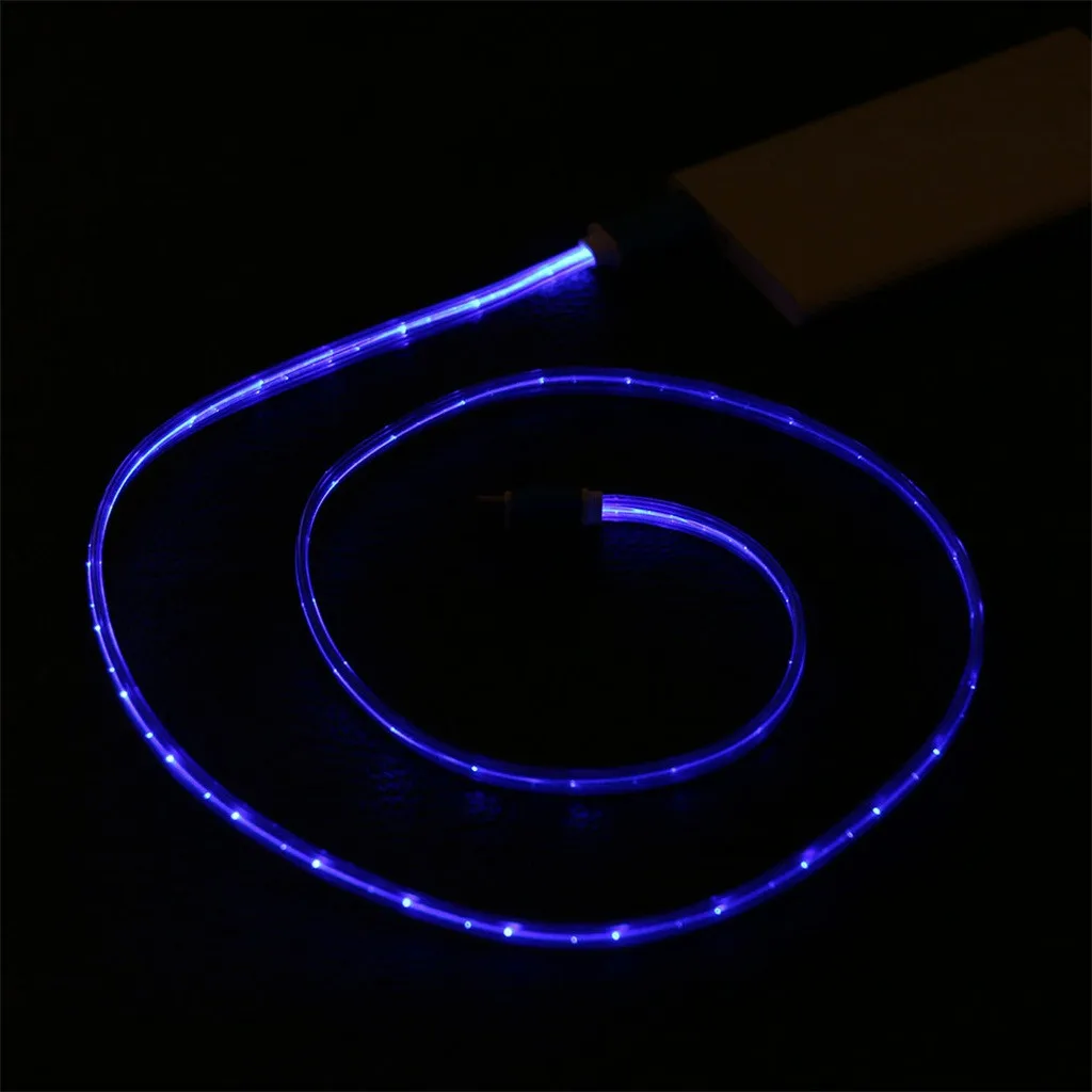OMESHIN type-c 5V 2.4A светодиодный usb-кабель для зарядки и передачи данных для huawei samsung Galaxy Note10+ кабель для быстрой зарядки