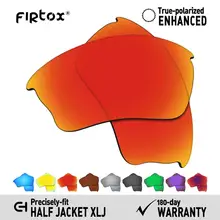 Firtox настоящие поляризованные Сменные рассеиватели UV400 для солнцезащитных очков с полукурткой XLJ(Только Совместимые линзы)-несколько цветов