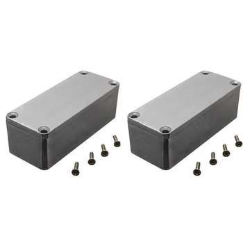 

2PCS Diecast Aluminium Electronics Project Box Case Enclosure in strument Style Guitar Effects Aluminium Stomp Box for Guitar Pa