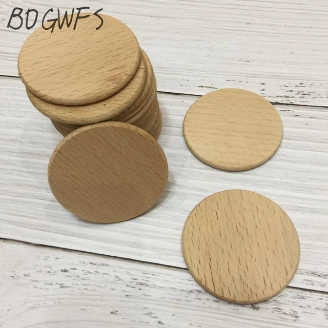 3Pcs 12 Inch Wood Circles for Crafts, Unfinished Blank Wooden Rounds Slice  Wooden Cutouts for DIY Crafts