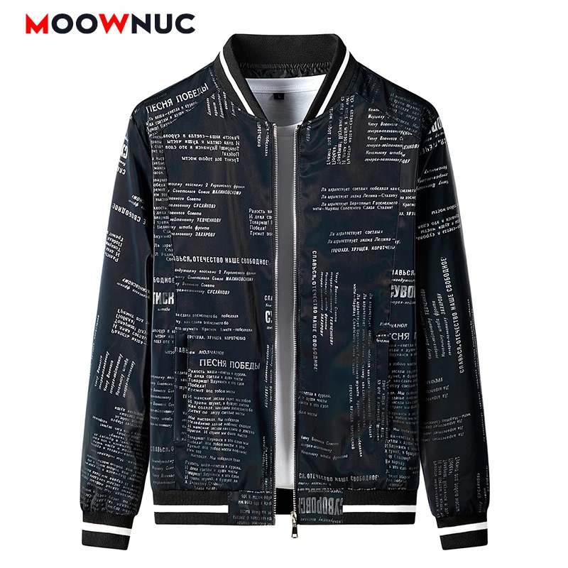 

Men's Jacket Autumn Coats 2021 Windbreaker Bomber Jacket Male Overcoat Personality Windproof Hombre Casual Coveral Brand MOOWNUC
