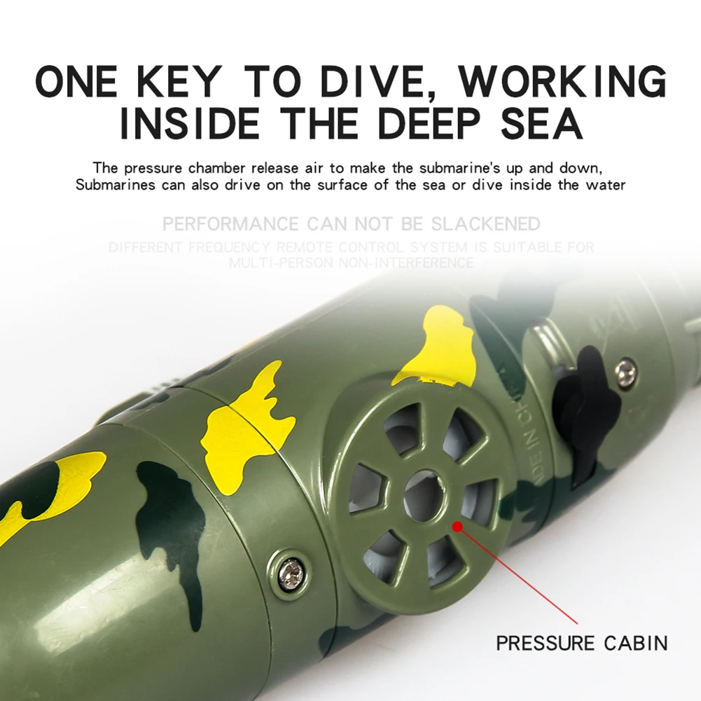 6CH Инфракрасный Мини RC Подводная лодка перезаряжаемый Дайвинг корабль обучающая игрушка детский подарок