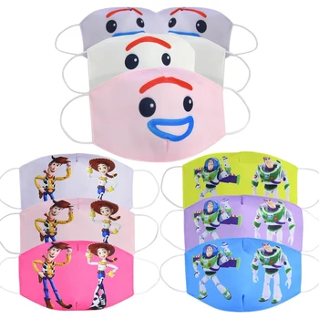 

Disney Toy Story Buzz Lightyear Children's Mask Dust-proof Breathable Anti-fog Mask Children's Sunscreen Cartoon Printed Mask