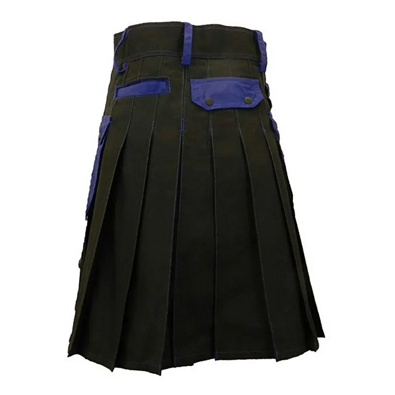 Осенний классический ретро Kilt костюм с карманами мужские новые мужские Шотландка красные юбки современный пояс пуговицы решетки Plait Kilt 3XL