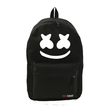 Электронная музыка DJ хлопок конфеты Marshmello школьная сумка сопутствующие продукты рюкзак Холщовая Сумка мужская и женская повседневная спортивная сумка