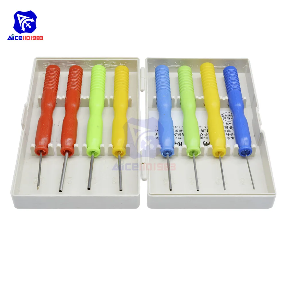 diymore 8PCS/Pack Stainless Steel Hollow Needles Desoldering Tool Electronic Components
