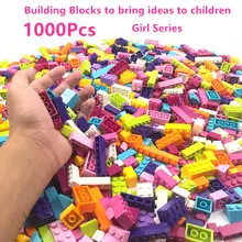 1100 Шт девушка здание блокирует Обучение Обучающие игрушки для детей совместимы Legoingly Minecraftingly друзья классические кирпичи(China)