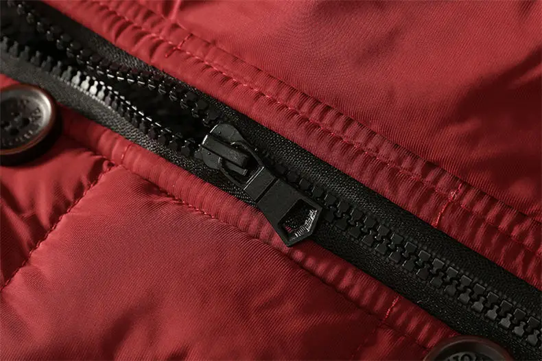 -20 'C Winter Fleece Warm Men Jacket Coats Wind Resistant Autumn Thick Fur Trim Hooded Jacket Mens Cotton Padded 2019 MuLS Brand 16