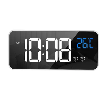 

Electronic Led Alarm Clock Temperature Modern Table Large Alarm Clocks Home Digital Night Led Clock Rechargeable Watch II50NZ