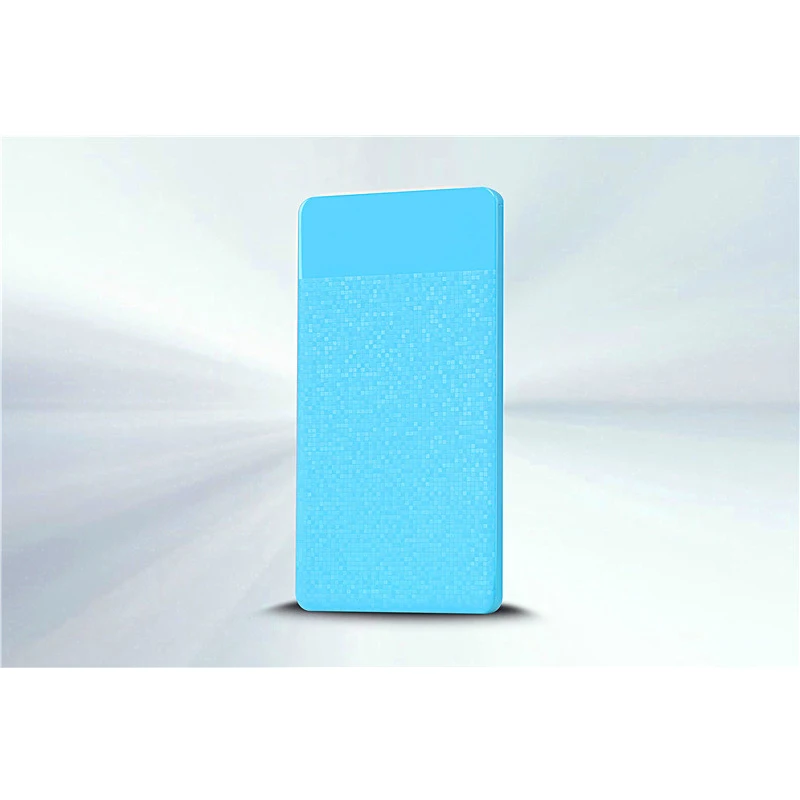 5000 мАч power bank 2.1A выход Быстрый смартфон портативный внешний аккумулятор зарядное устройство power Bank 15 мм ультра тонкий