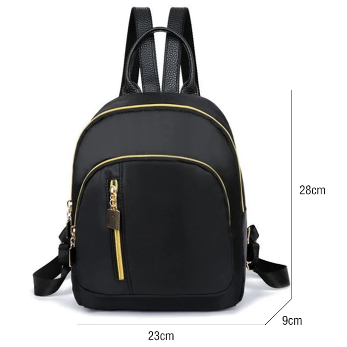 Женский рюкзак в консервативном стиле нейлоновый женский рюкзак высокого качества молодежный рюкзак сумка черный рюкзак