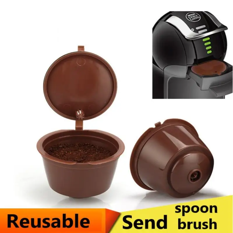 5 шт. Кофе капсулы Nestle Dolce Gusto Nespresso многоразового использования с фильтром для