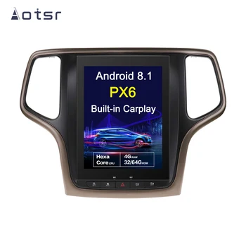 

Android 8.1 Tesla style 10.4″ Car GPS Navigation For JEEP Grand Cherokee 2014-2018 Golden Multimedia Player Radio WIFI HD