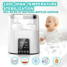 6 в 1 Универсальный подогреватель бутылочек для кормления детей стерилизатор для бутылочек детское питание теплый 110-220 В Электрический подогреватель молока с таймером