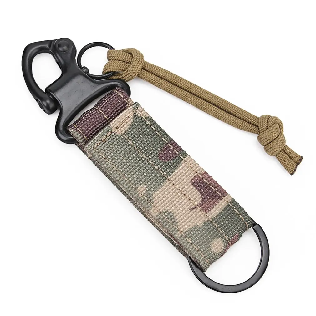 

Multi-Functional Tactical Lanyard Gun Rope Safety Rope Anti-Lost Outdoor Army Fan Wear-Resistant Keychain