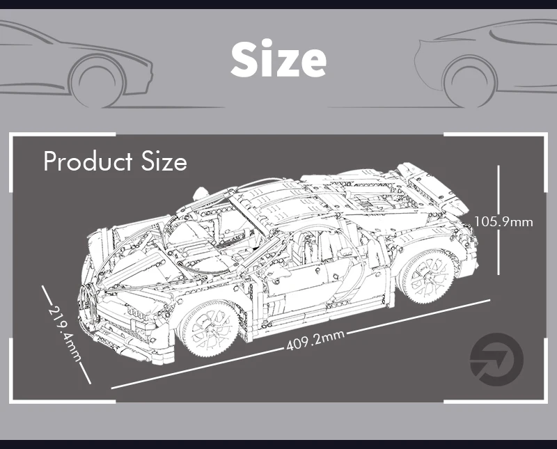 Новинка 3618 шт Bugatti спортивный автомобиль сборные строительные блоки розовый суперкар модель мини кирпичи для детей подарок